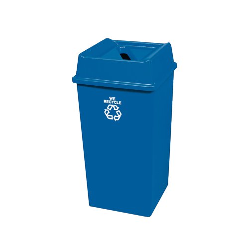 Paper Recycling Bin Base 132.5L Blue 324161 (Lid not included Pack) 324161 | HC Slingsby PLC