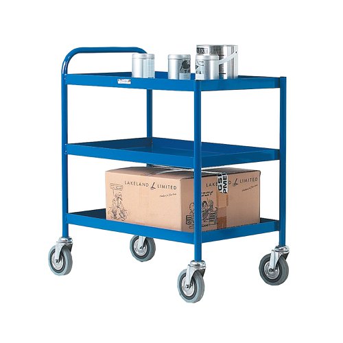 General 3 Tier Blue Purpose Trolley 331493