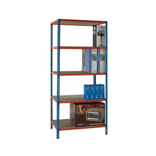 Standard Duty Painted Orange Shelf Unit Blue 378969