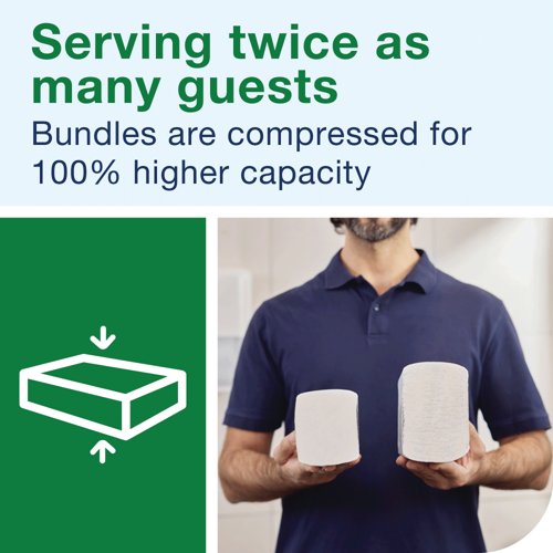 Tork Xpress Compressed Soft Multifold Hand Towels White (Pack of 2400) 120454