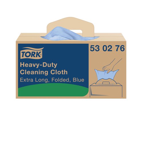 Tork Heavy-Duty Cleaning Cloth Blue (Pack of 120) 530276