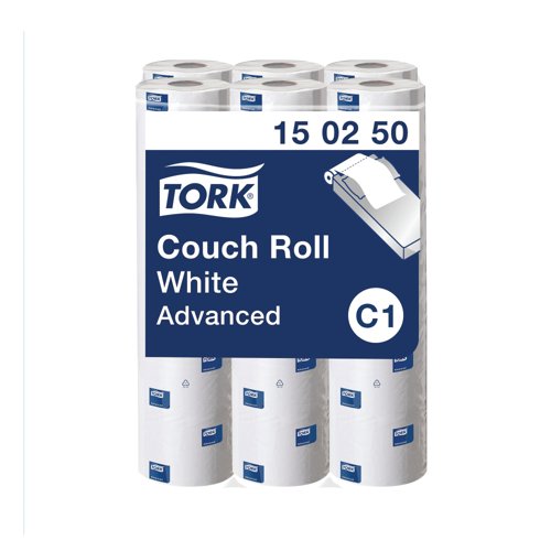 Tork C1 Couch Roll 2-Ply Advanced 500mm x 54.45m Pack of 9 150250