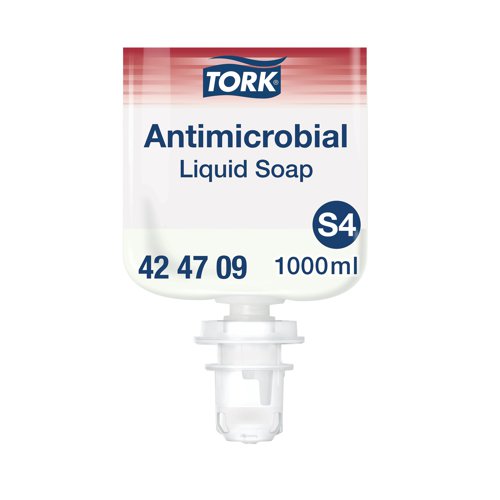 Tork Antimicrobial Hand Washing Liquid Soap (Pack of 6) 424709