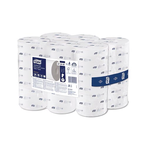 Tork OptiServe Coreless Extra Soft Premium 3-Ply Toilet Paper Rolls (Pack of 18) 472650