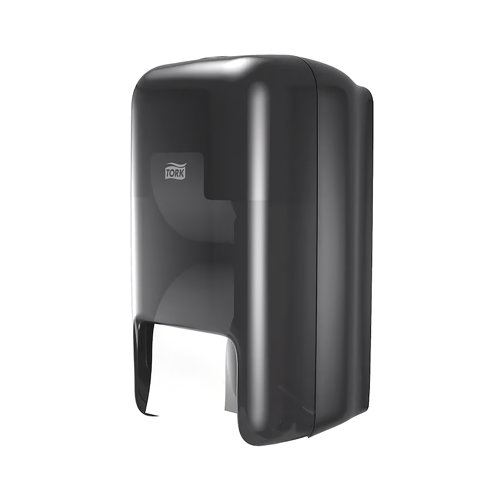 Tork OptiServe Coreless 2-Roll Toilet Roll Dispenser Black 558042