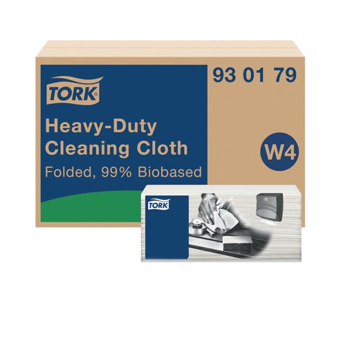 Tork Biobased Heavy Duty Cleaning Cloth White Pack Of 420 930179