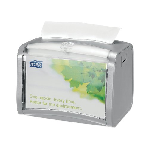 Tork Silver Xpressnap Tabletop Napkin Dispenser 272613