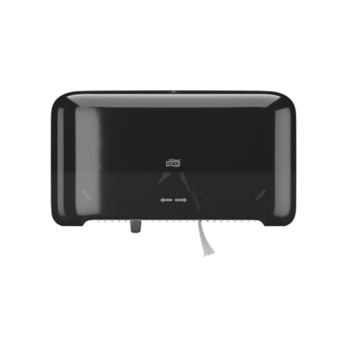 Tork OptiServe Coreless 2-Roll Toilet Roll Dispenser Black 558068