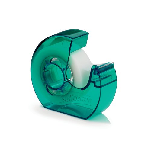 Sellotape Clever Tape Dispenser + Roll 18mmx25m (Pack of 6) 1766010