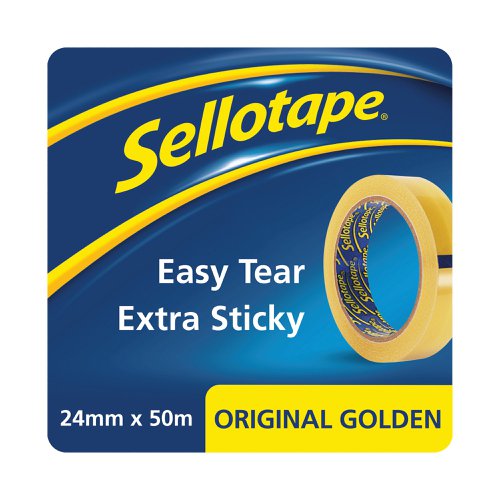 Sellotape Original Golden Tape 24mmx50m 2928287