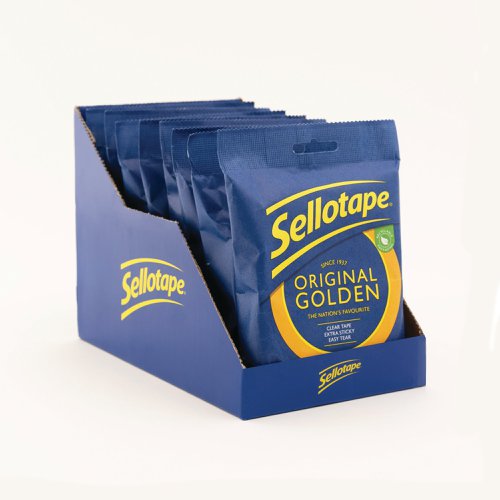 Sellotape Original Golden Tape 24mmx50m 2928287