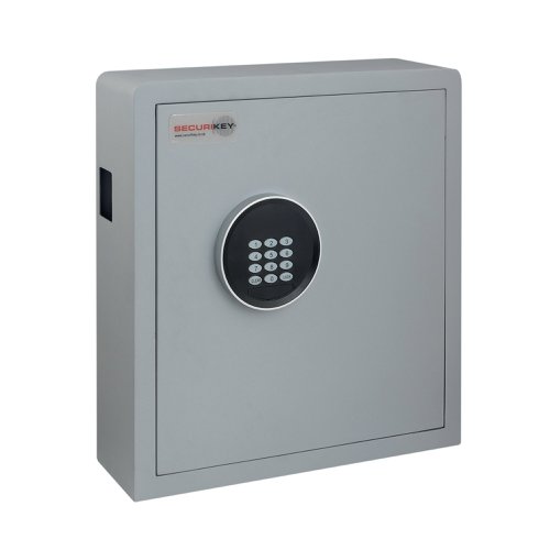 Securikey Electronic Key Safe 70 Key Cabinet Grey KZ070-ZE | Securikey