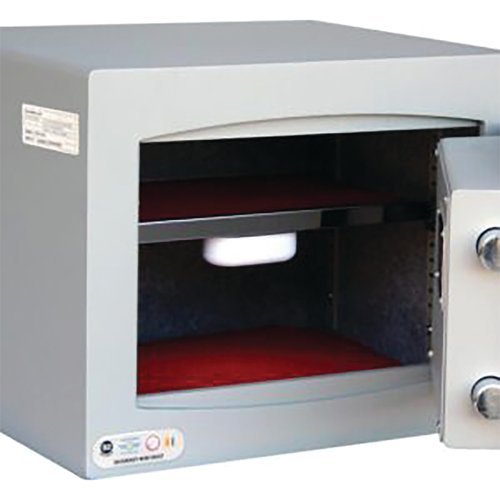 Securikey Mini Vault S2 Silver 1 Electronic Dark Grey SFMV-1ZE-S-S2