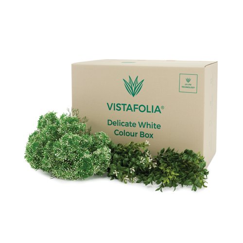 Vistafolia Delicate White Colour Box (Pack of 42) CBX-WHT