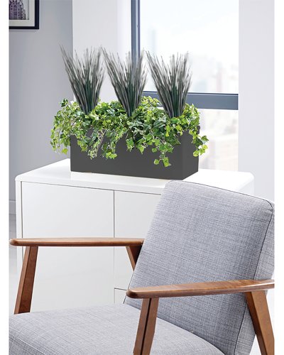 Ivy and Savannah Grass Matte Lava Trough LLRIVS700/RDYLV