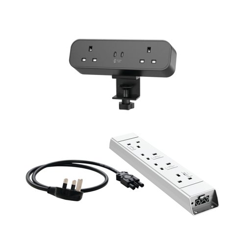 5 Star Cubi On Desk Power Bundle Black SF1004345