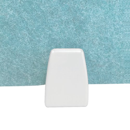 5 Star PET Udesk Edge Fxd Scrn Hldr Pair for Dmount Scrn Wht SF1004355