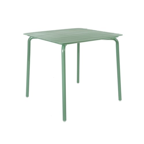 Lark Square Slatted Table Aluminium Fair Green 1043450ND