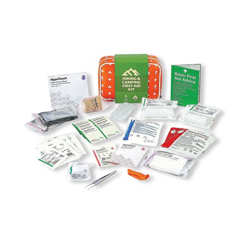 Safety First Aid Group Hiking and Camping First Aid Kit Orange KR202
