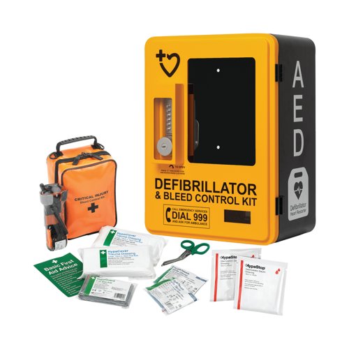 Mindray C1A AED Bundle HypaStop Bleed Control Kit Indoor Cabinet K3053