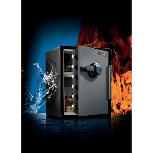 Master Lock Fire-Safe Water Resistant Safe Electronic Lock 56 Litres LFW205FYC