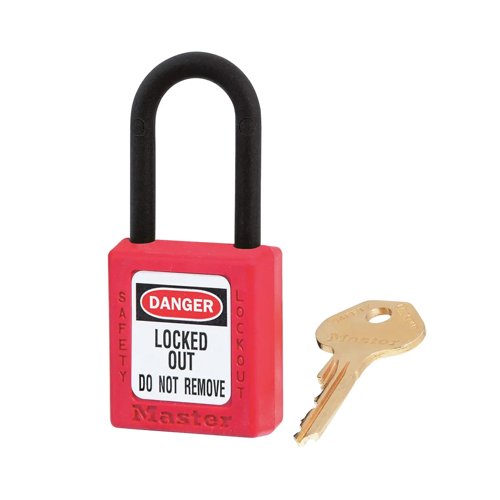 Master Lock Zenex 406 Padlock 38x38mm Red 406RED