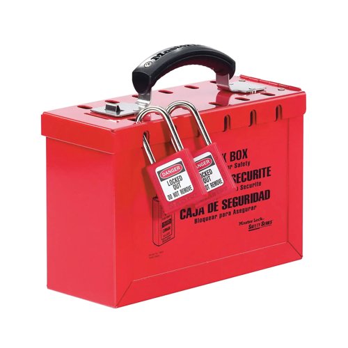 Master Lock Group Lock Box Red 498A