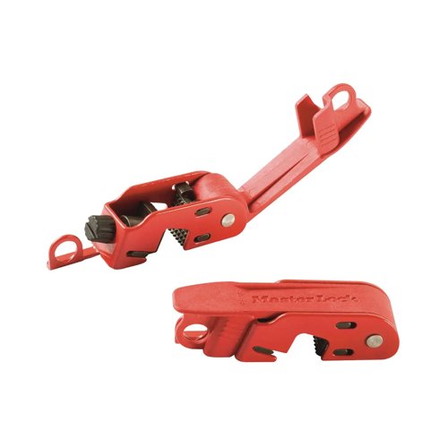 Master Lock Grip Tight Circuit Breaker Lockout Tie Bar Toggle Red 493B