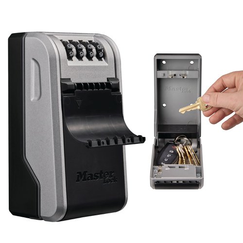 Master Lock Wall Mounted Key Lock Box Black/Grey 5481EURD | Master Lock