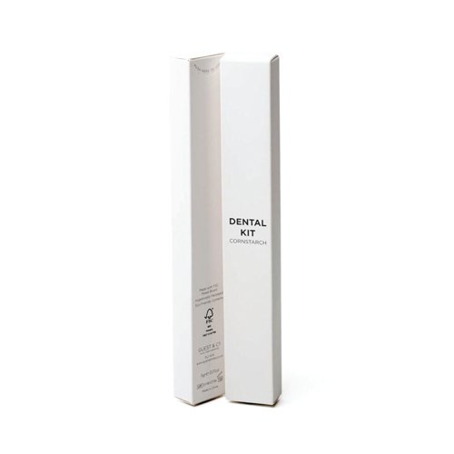 White Boxed Eco Cornstarch Dental Kit (Pack of 250) I014