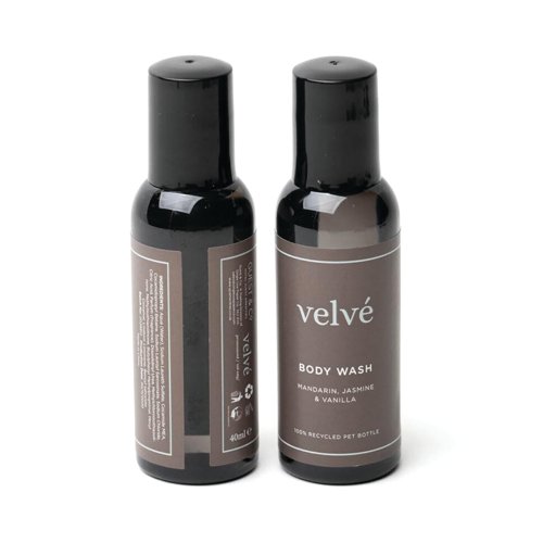 Velve Body Wash Bottle 40ml (Pack of 200) I020
