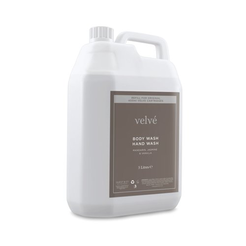 Refill Velve Body and Hand Wash with Pumps 5 Litre (Pack of 2) I025