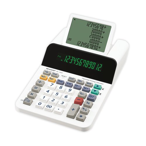 Sharp EL1501 Paperless Printing Calculator EL1501