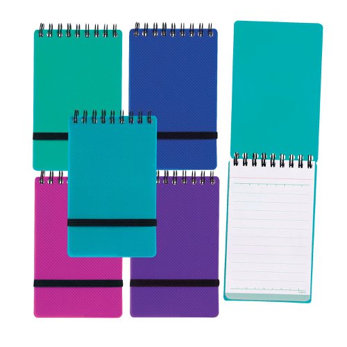 Snopake Noteguard Notepad 76 x 127mm Assorted (Pack of 5) 14324 | Snopake Brands