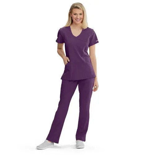 Skechers BreezeTrouser SK202: Sustainable Comfort Workwear with Eco-Friendly Performance Eggplant XX