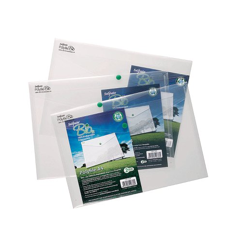 Snopake Bio Polyfile A4 Clear (5 Pack) 15428 | SK19639 | Snopake Brands