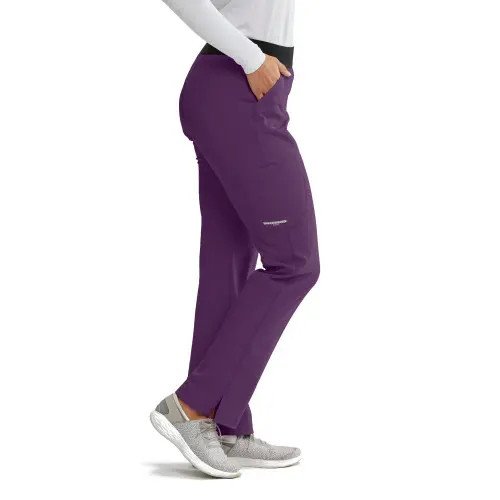 Skechers BreezeTrouser SK202: Sustainable Comfort Workwear with Eco-Friendly Performance Eggplant XX