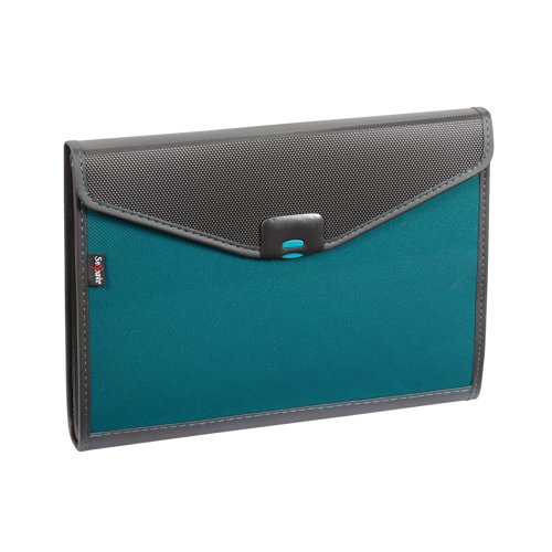 Snopake Zeon Organiser 6-Part A4 Turquoise 15893