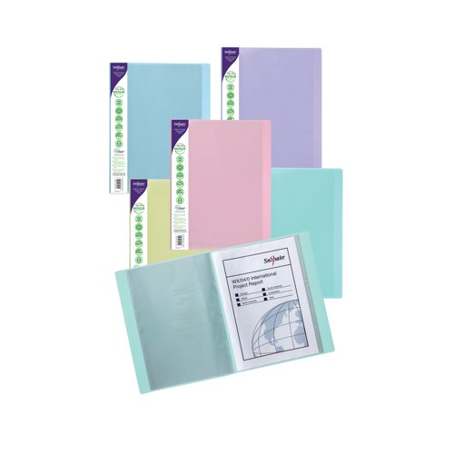 Reborn Display Book 24 Pocket A4 Assorted (Pack of 5) 15920 | Snopake Brands