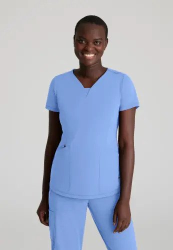 Skechers Slip-ins Serene Knit Scrub Top: Professional Comfort for Healthcare Professionals Ceil M
