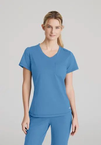 Skechers Slip-ins Flow Knit Scrub Top: Ultimate Comfort & Style for Healthcare Professionals Ceil XX