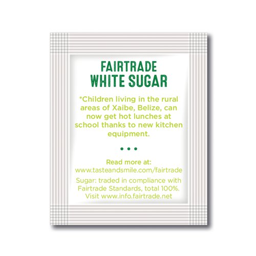 Tate & Lyle sugar is sourced ethically, providing the producers with a fair wage, improving the quality of life for the farmers and aiding sustainability. This sugar is supplied in individual sachets, providing you with the perfect portion to sweeten your drink. Perfect for use in hospitality, catering, meetings and conferences. This bulk pack contains 1,000 white sugar sachets.