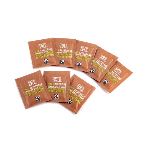 Tate & Lyle sugar is sourced ethically, providing the producers with a fair wage, improving the quality of life for the farmers and aiding sustainability. This sugar is supplied in individual sachets, providing you with the perfect portion to sweeten your drink. Perfect for use in hospitality, catering, meetings and conferences. This bulk pack contains 1,000 brown sugar sachets.