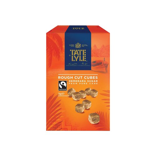 Tate and Lyle Demerara Rough Cut Sugar Cubes 1kg A03903