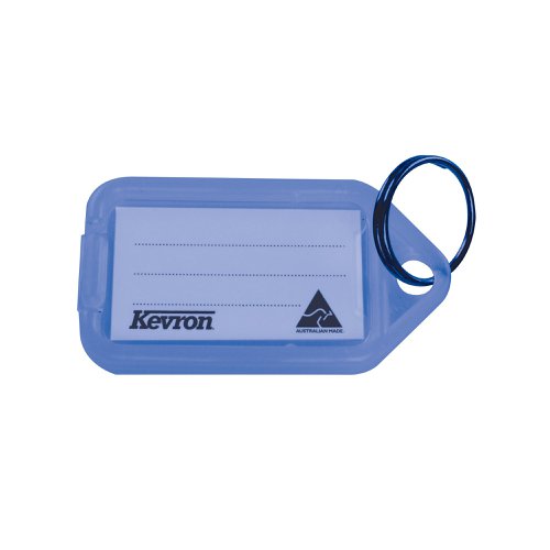 Kevron Plastic Clicktag Key Tag Blue (100 Pack) ID5BLU100 Key Tags & Reels SP50034