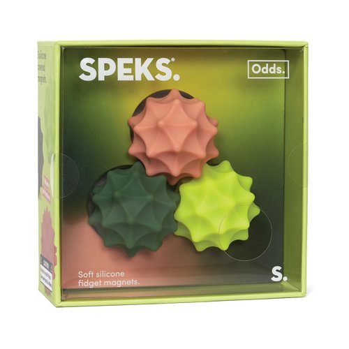 Speks Odds Silicone Magnets Vivid Spurs Pack of 3 Odds3VividSpurs