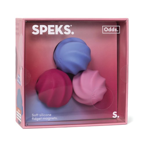 Speks Odds Silicone Magnets Vivid Swirls Pack of 3 Odds3VividSwirls