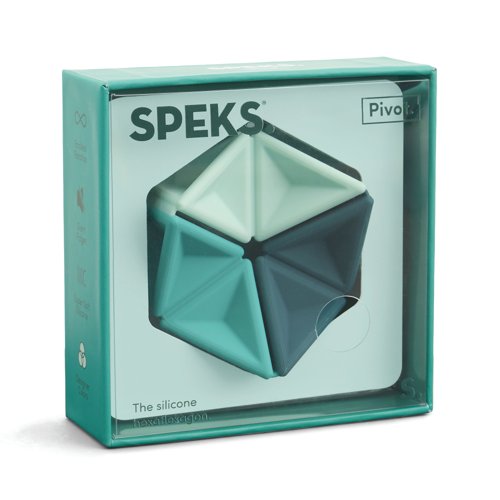 Speks Pivot Silicone Flexagon Teal PivotTeal