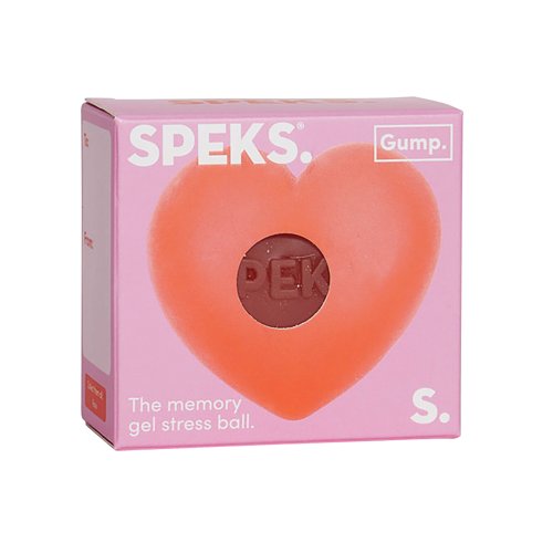 Speks Gump Heart Stress Ball Red GumpheartRedv
