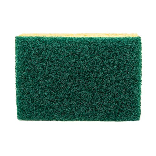 Spontex Unwrapped Sponge Scourer is efficient and packaging free, there is no unnecessary packaging. The sponge is ideal for wiping down surfaces and mopping up spills whilst the scouring side is efficient for all daily washing up. Pack of 66.